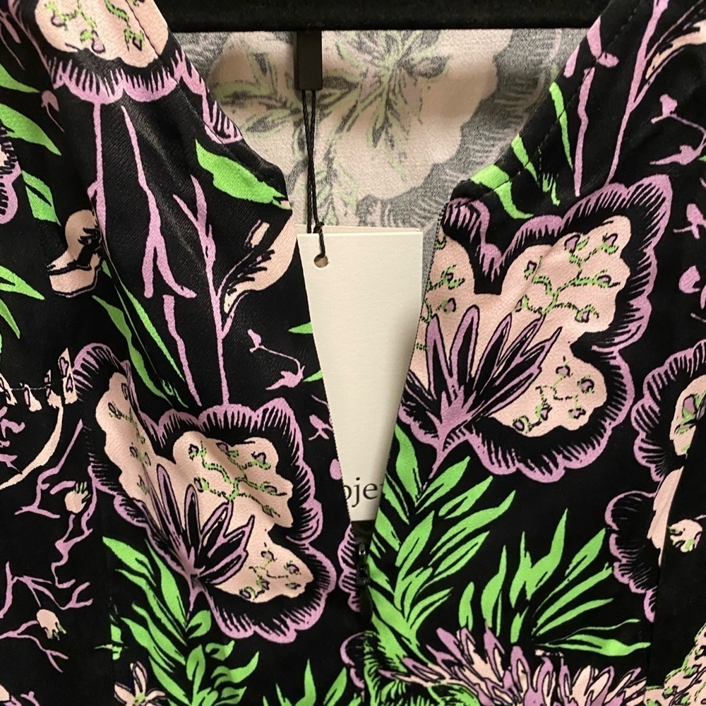 Rodebjer Kandy Dress In Vegetal Floral Print Size L - Picture 7 of 12